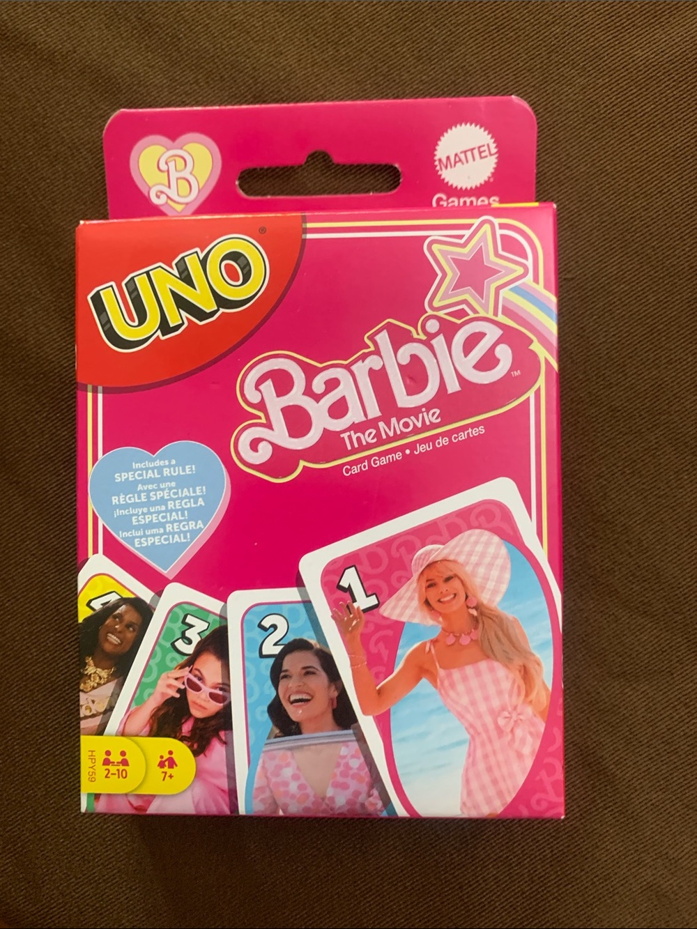 Barbie UNO Card Game - Bright Pink Pack 620